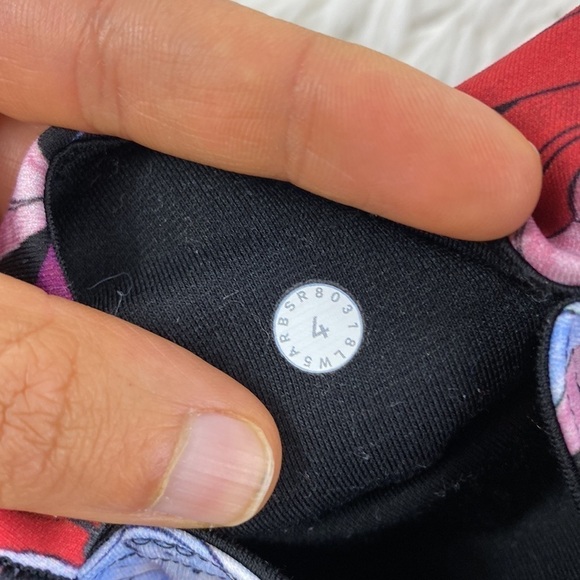 Lululemon Train Times 7/8 Pant *25" Lush Lillies Multi - Picture 5 of 6